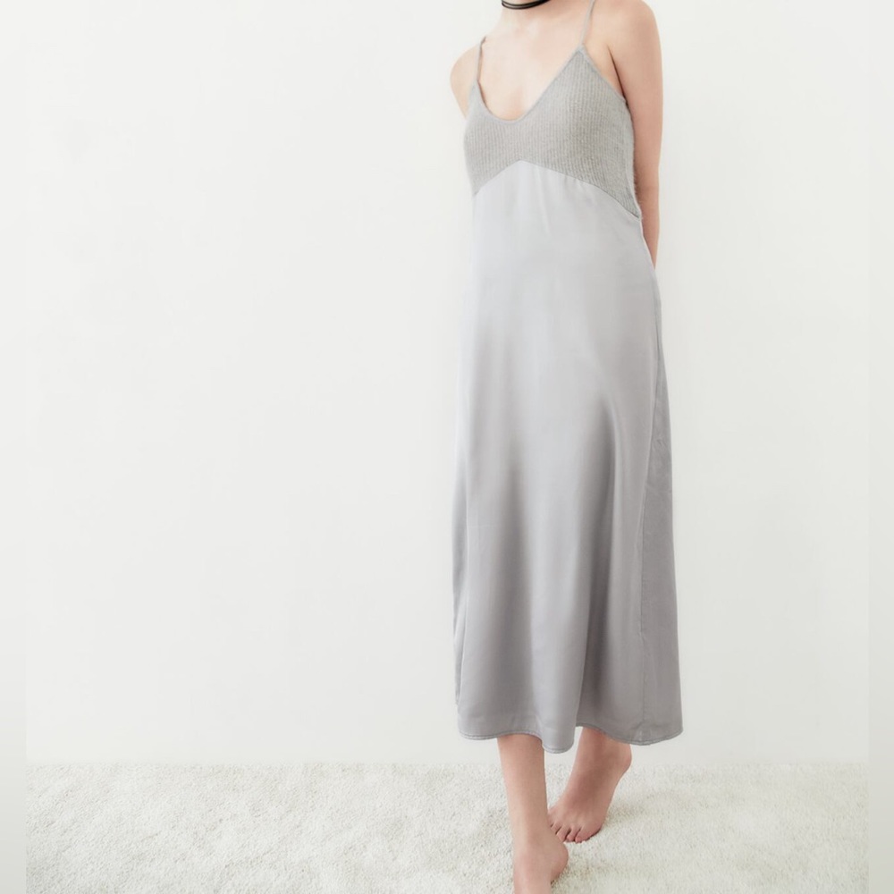 Zara combination knit dress